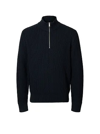 SELECTED | Troyer Pullover | blau